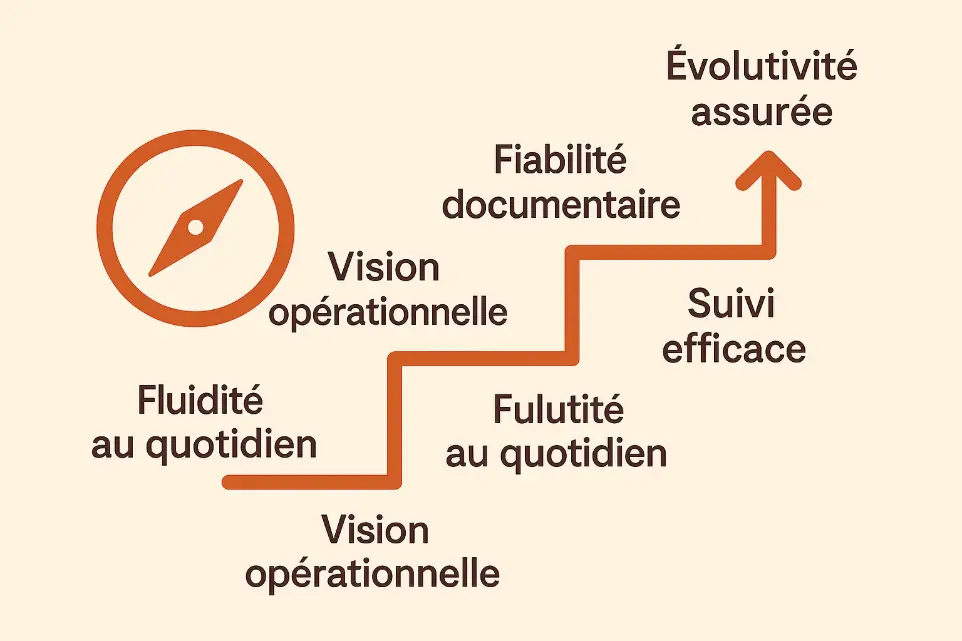 timeline organisationnelle